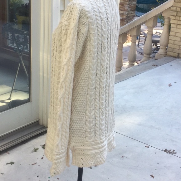 Sold Irish store merino wool pullover detailed collar - Picture 7 of 13